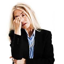 tired person